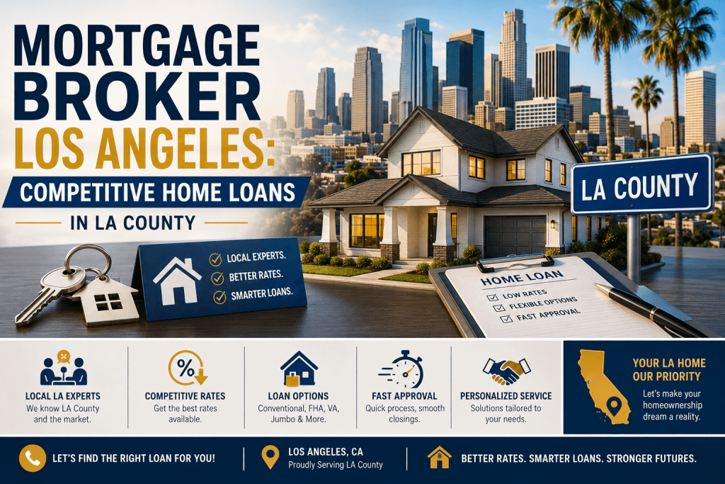 Mortgage Broker Los Angeles: Competitive Home Loans in LA County