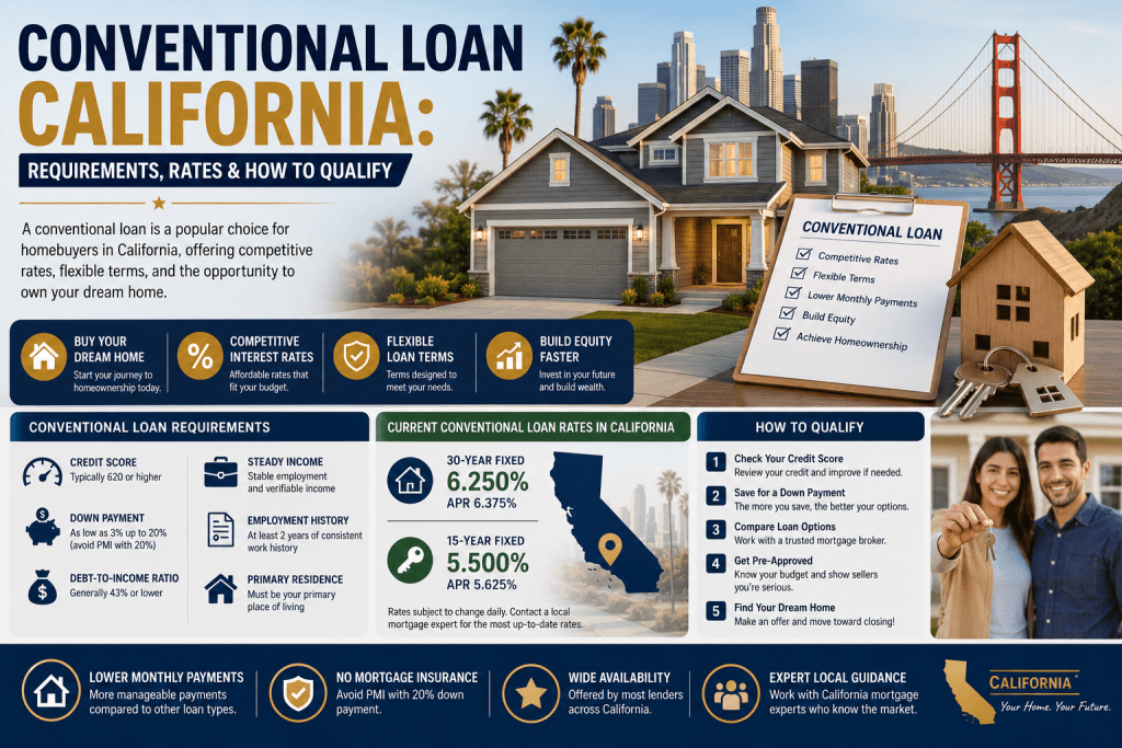 Conventional Loan California: Requirements, Rates & How to Qualify