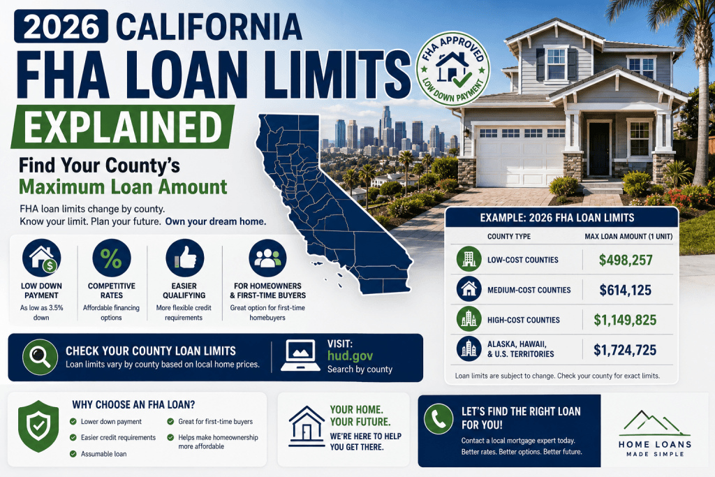2026 California FHA Loan Limits Explained – Find Your County’s Maximum Loan Amount