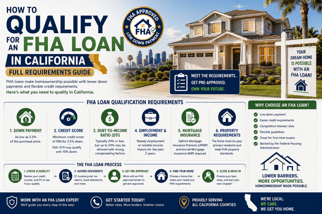 “How to Qualify for an FHA Loan in California – Full Requirements Guide”